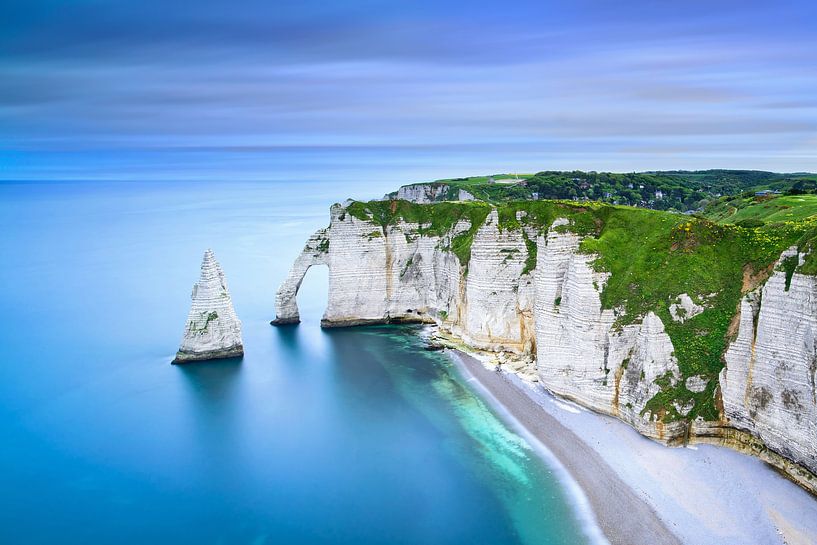 Étretat, the cliff of Aval. Normandy, France by Stefano Orazzini