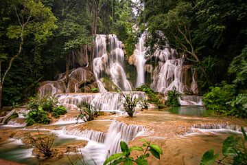 Cascades de Kuang Si sur Cristina Vergara