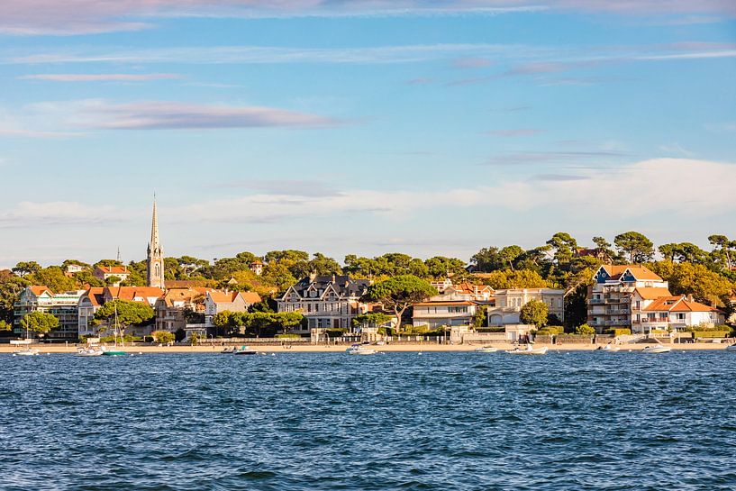 Villa's aan het strand van Arcachon in Frankrijk van Werner Dieterich