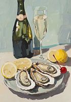 Oysters and champagne