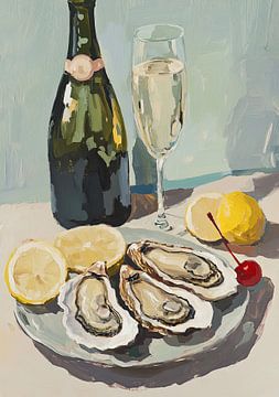 Oesters en champagne van studio snik.