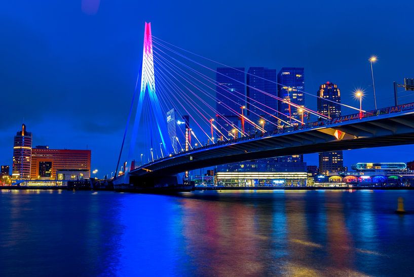 Rotterdam Erasmusbrug van Jaco Bruinaars