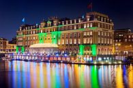 Photo de nuit de l'Amstel Hotel à Amsterdam par Anton de Zeeuw Aperçu