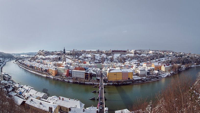 Burghausen on the Salzach by altmodern