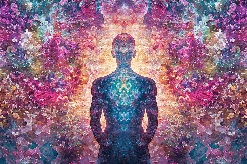 spiritual digital fiction print kaleidoscope by Egon Zitter
