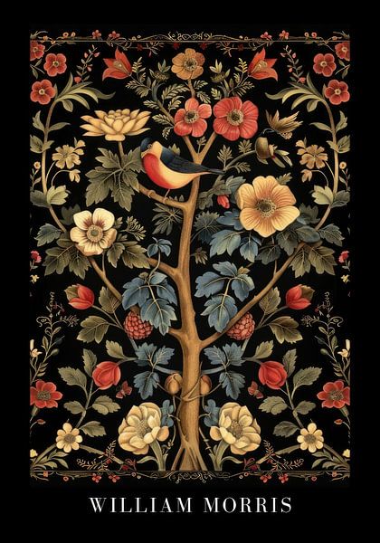 William Morris Poster by Niklas Maximilian