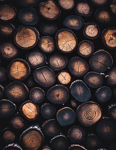 Gestapeld hout