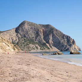 Paradijselijk strand, Kos Griekenland van Miranda Lodder