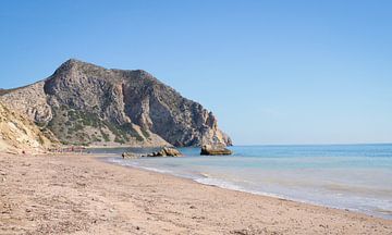 Paradijselijk strand, Kos Griekenland van Miranda Lodder