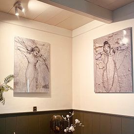 Klantfoto: 'Adorable' van Kim Rijntjes, op aluminium