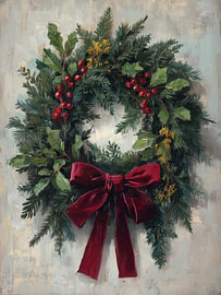 Festlicher Weihnachtskranz