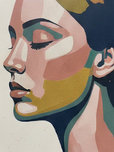 ART of woman 02 abstract portrait