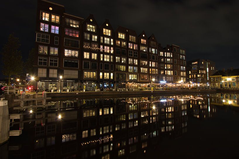 Evening Alkmaar by Leo van Beugen