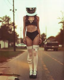 - She ain’t from here, but she wears the dust like a badge - by Tyler McAuley