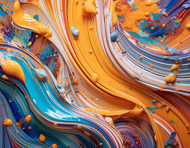 Farben mit Fluid