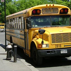 School bus new york city onbewerkt van Hyppy Picture