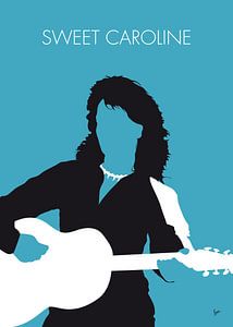 No145 MY NEIL DIAMOND Minimal Music poster van Chungkong Art