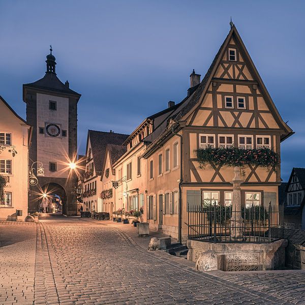 Une soirée à Rothenburg ob der Tauber par Henk Meijer Photography