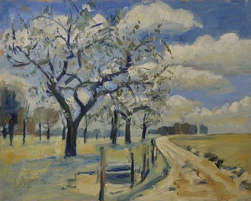 Landweg richting Scheulder