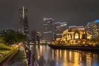 Fascinerende skyline van Yokohama bij nacht van Melanie Viola thumbnail