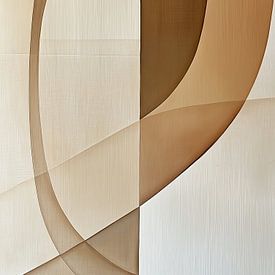 Abstract shapes in brown tones by Bert Nijholt