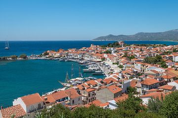 Haven van Pythagorion - Samos van Rinus Lasschuyt Fotografie