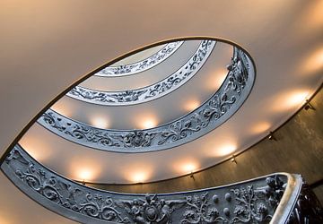 Spiral staircase Vatican by Marcel van Balken