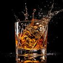 Whiskey in glass portrait splash by TheXclusive Art thumbnail