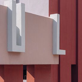 Muralla Roja photography print ᝢ abstract travel architecture photo by Hannelore Veelaert