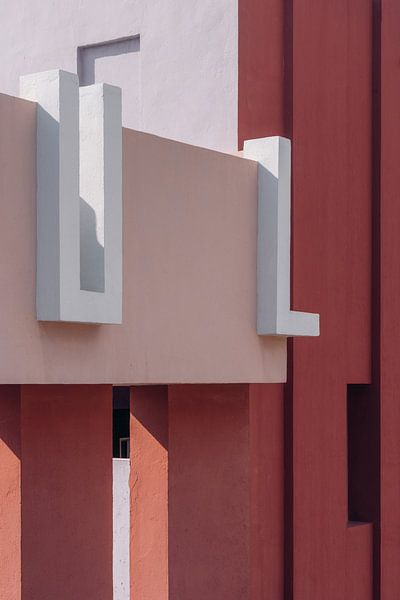 Muralla Roja photography print ᝢ abstract travel architecture photo by Hannelore Veelaert