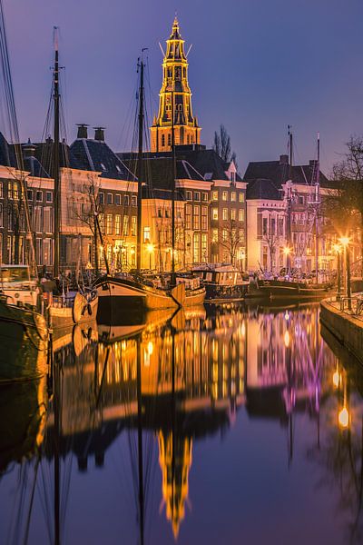 Hoge der A en Lage der A, Groningen, Netherlands van Henk Meijer Photography