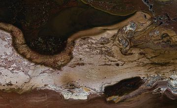 Romantisch tafereel van een Klimt achtig schilderij.
