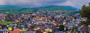 Panorama von Appenzell, Schweiz