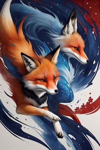 Surrealistische vos X