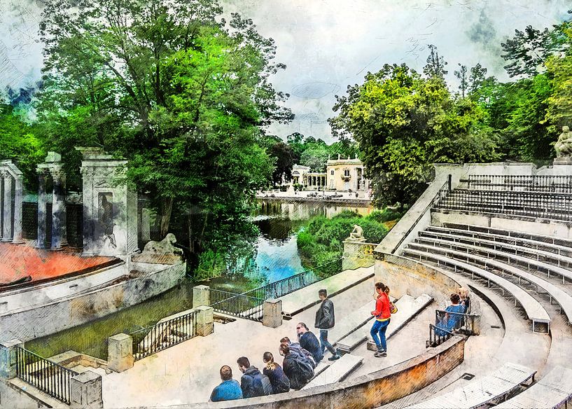 Warsaw watercolor art #warsaw by JBJart Justyna Jaszke