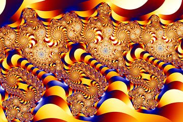 Wiskundige kunst - fractal schilderen van MPfoto71