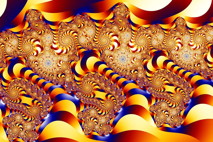 Mathematical art - fractal painting by MPfoto71