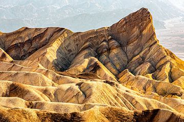 Colorful rock formation at Zabriskie Point in Death Valley National Park California USA by Dieter Walther