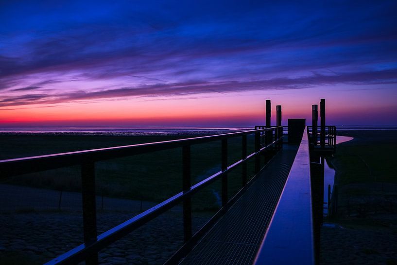 Zonsondergang bij Zwarte Haan von Jo Pixel