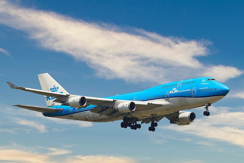 KLM Boeing 747-400M, PH-BFV. Stadt Vancouver von Gert Hilbink