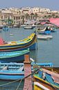 De haven van Marsaxlokk van Rob Hendriks thumbnail