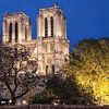 Kathedrale Notre Dame de Paris am Abend, Paris von Christian Müringer