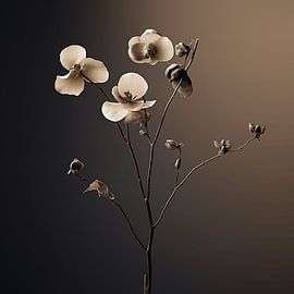 Floral poetry in Monochrome shades by Karina Brouwer