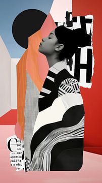 Collage Moderne von Marja van den Hurk
