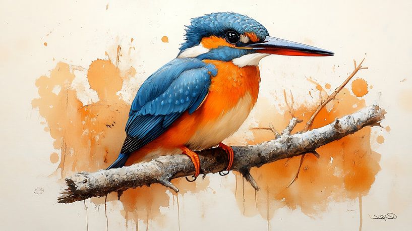 kingfisher by Gelissen Artworks