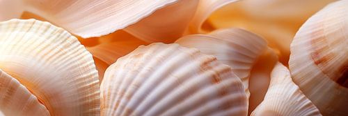 Muscheln in zartem Farbenspiel