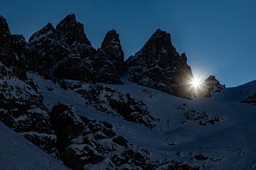 Sonnenlicht und Dolomiten