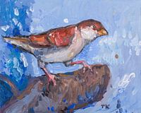 Blauer Spatz