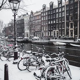 Amsterdam covered in snow sur Steven Schmitz