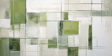 Abstract groen van Imagine